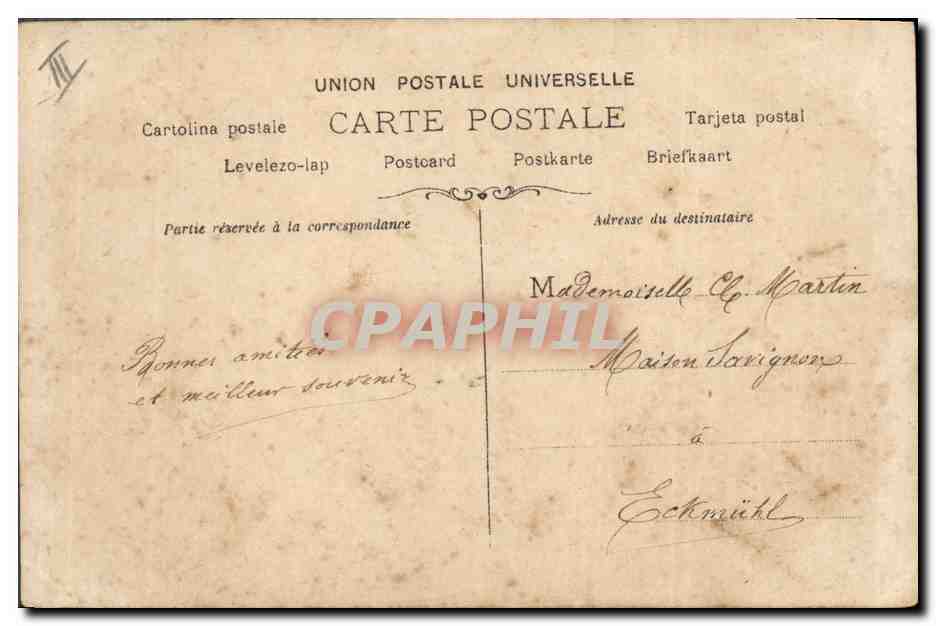 Danseuse en robe fluide — photographie encadrée — Rawlinson, n°1358 — Verso