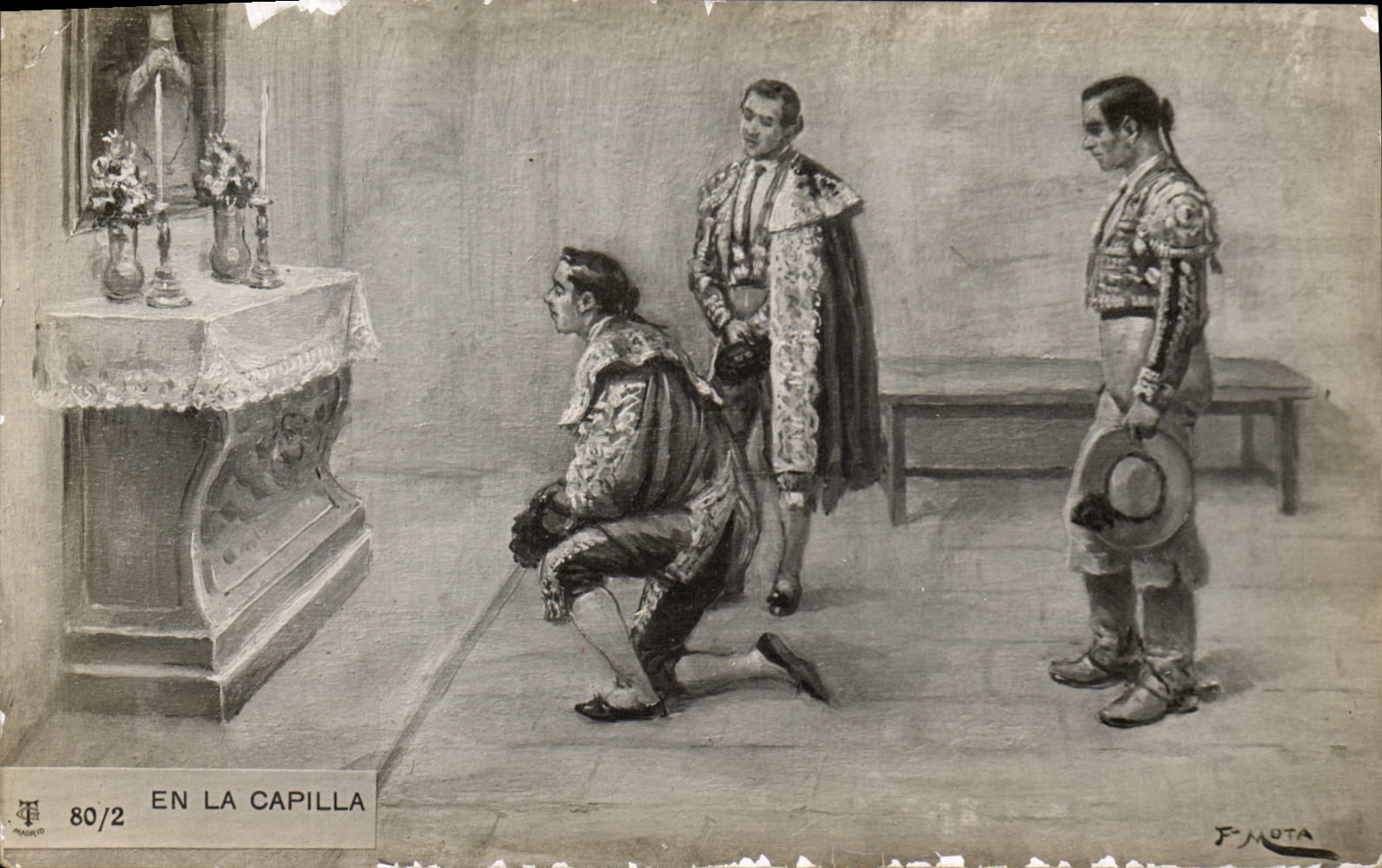 CPA Corrida Course de taureaux en la capilla 