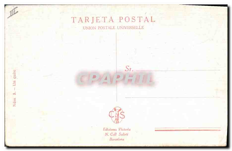 CPA Corrida Course de taureaux Bertuchi  — Rückseite