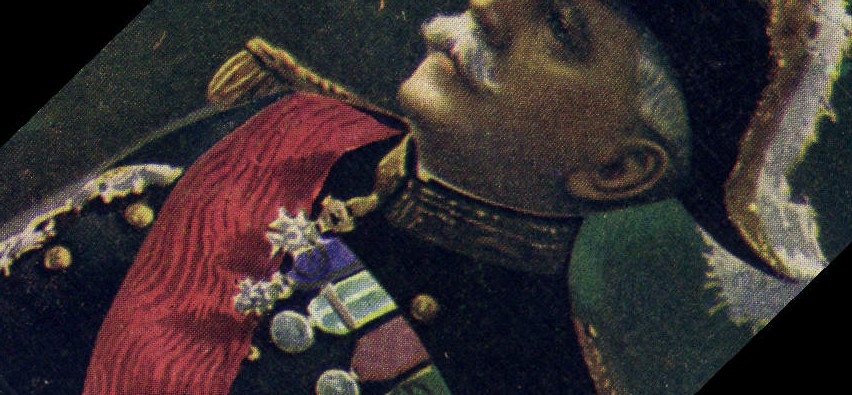 Soldat en uniforme — décorations — éditeur inconnu - Recto