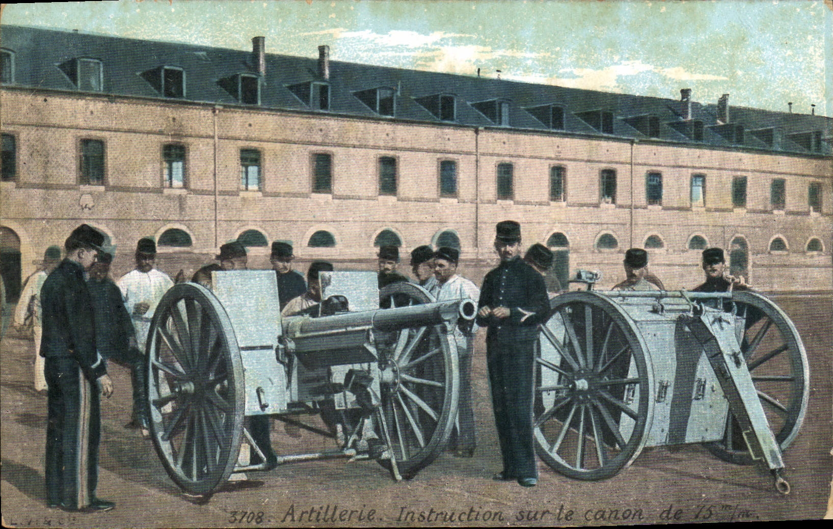 Artillerie — Instruction sur le canon de 15"/10c — éditeur L. V. A. C. O. n° 3708