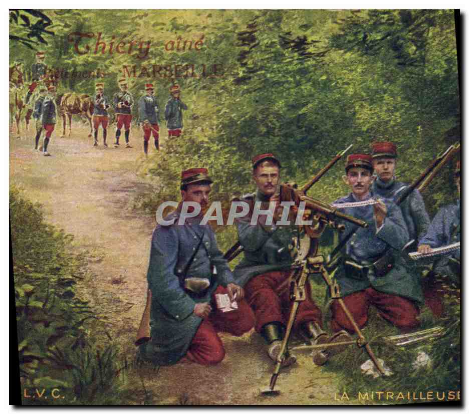 Soldats du 17e Régiment d'Infanterie à Marseille — Thiéry aîné, éditeur
