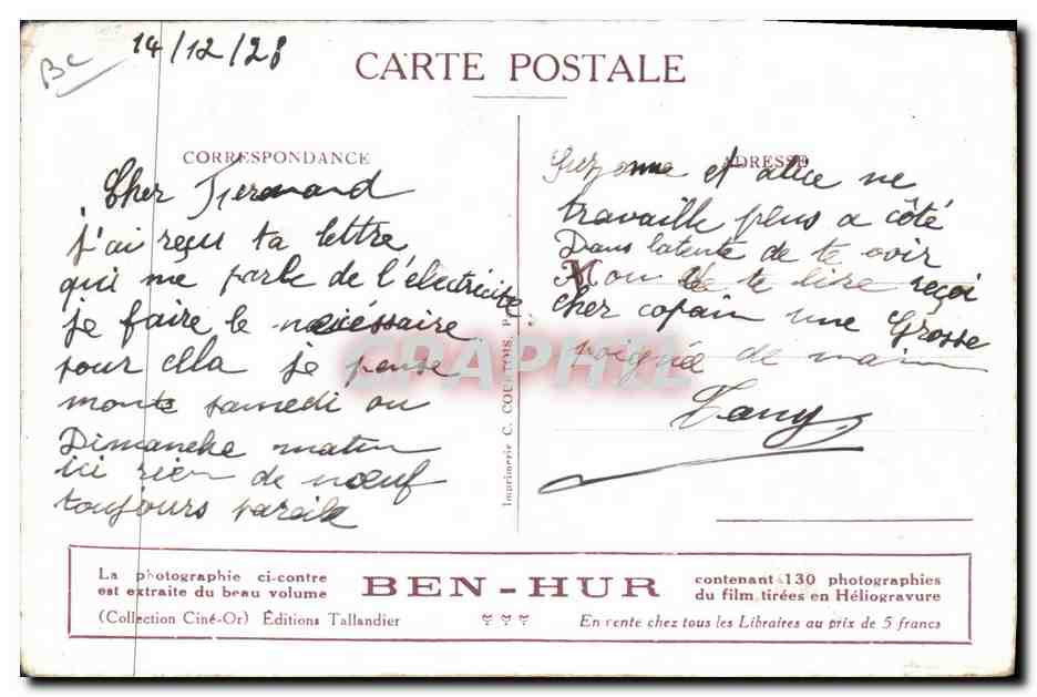 Messala révèle à Ben-Hur l'orgueil dominateur de Rome — scène du film Ben-Hur — Éditions Tallandier — Reverso