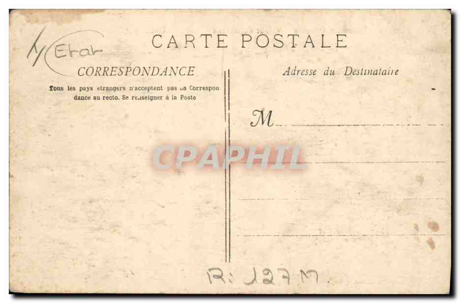 Marseille - Exposition Coloniale - Afrique Occidentale - Cinématographe — Verso