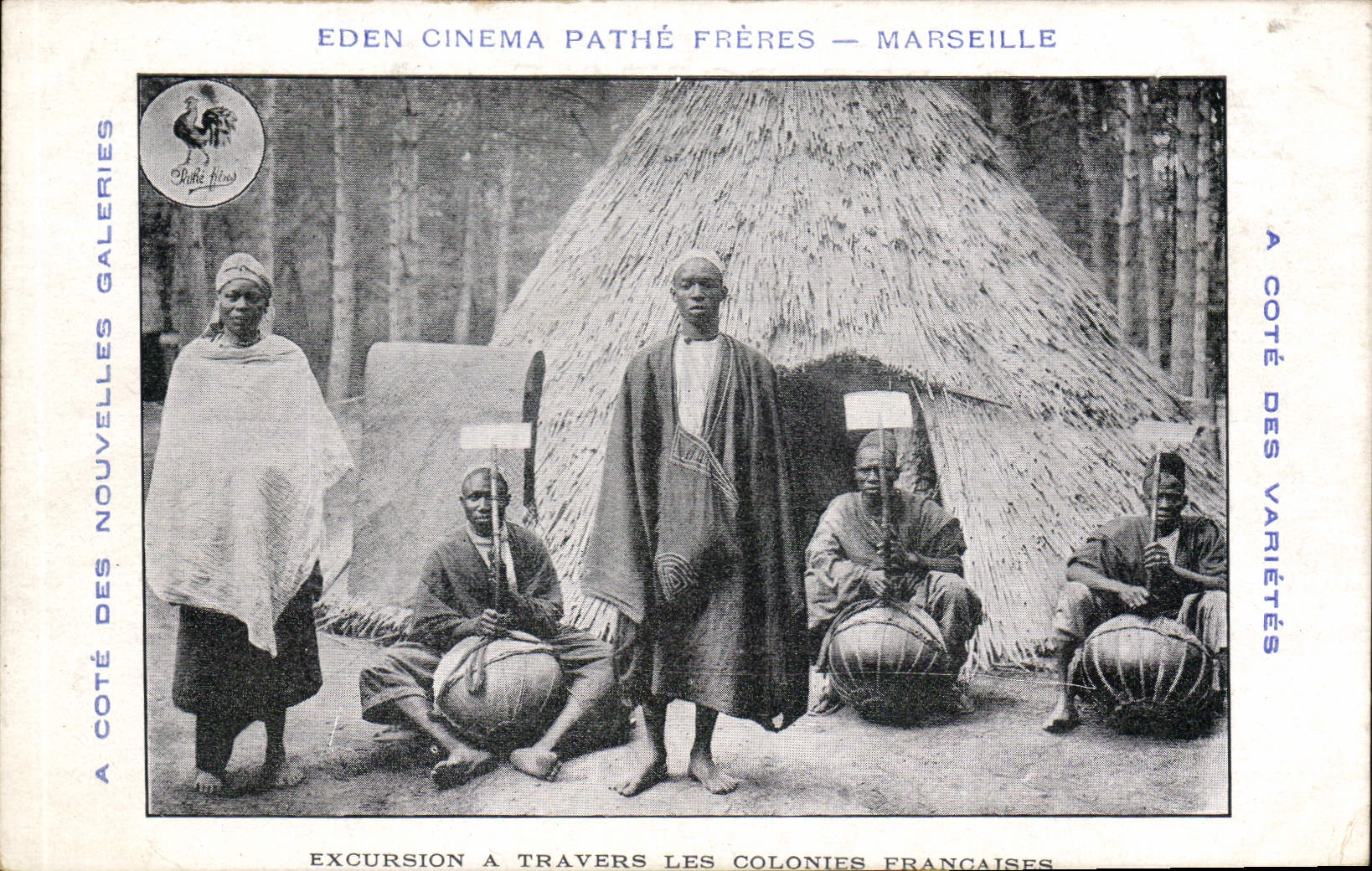 Excursion à travers les colonies françaises — Eden Cinéma Pathé Frères — Marseille