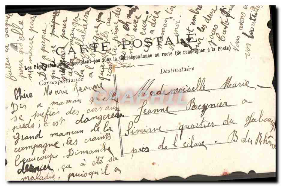 Bouquet de roses et oiseau — illustration colorée — éditeur inconnu — Verso