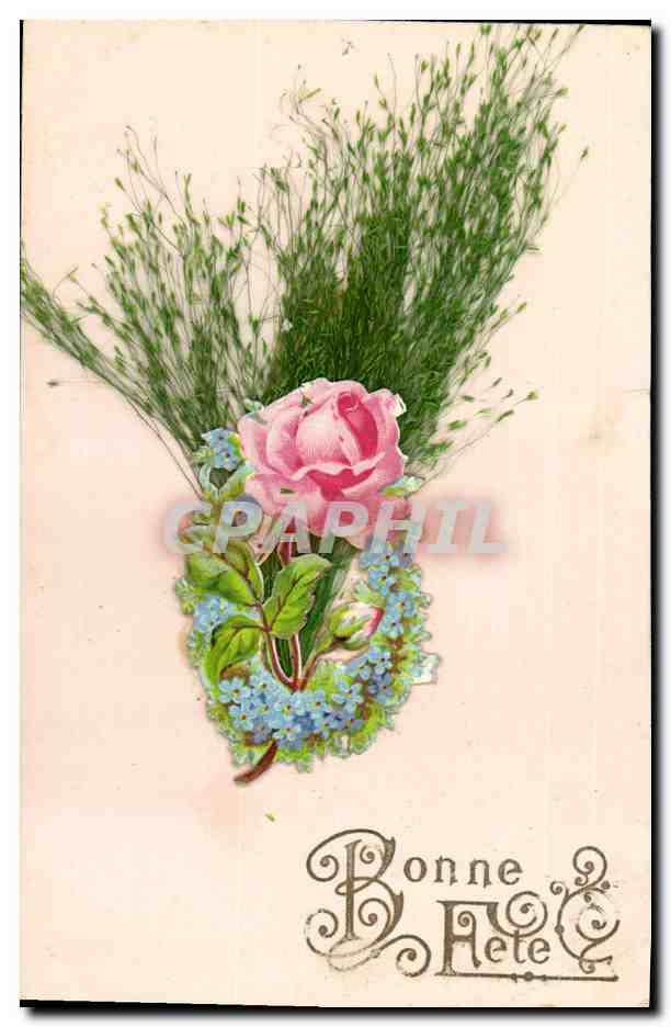 CPA Fantaisie Fleurs 