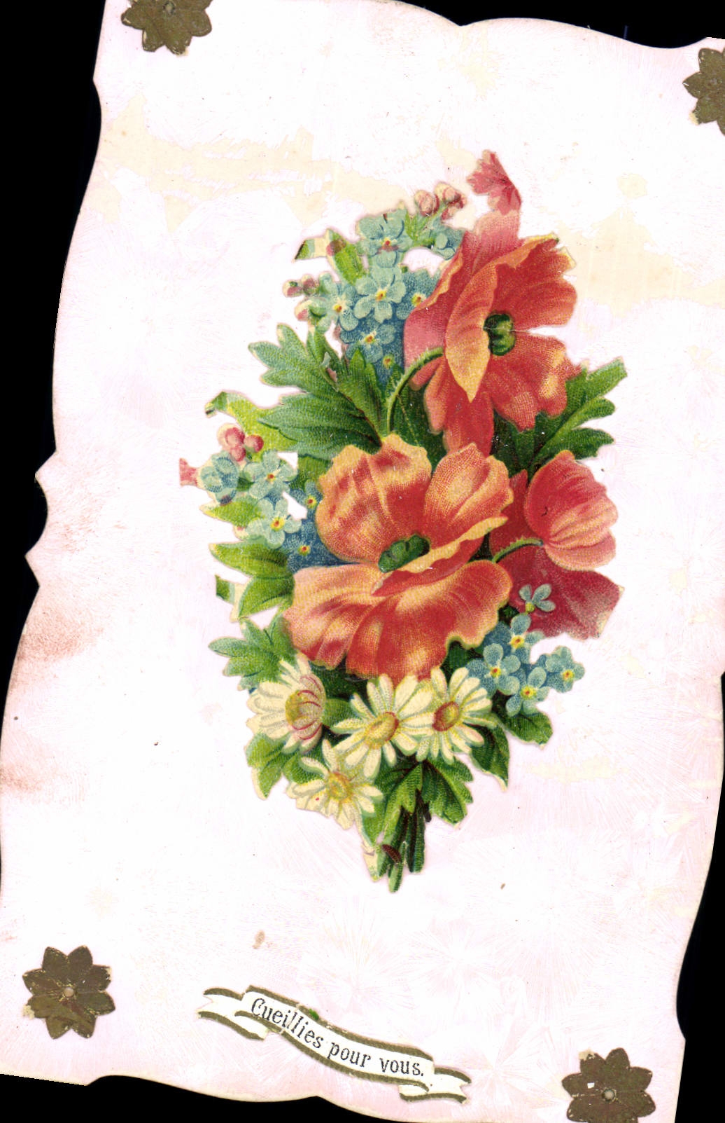 CPA Fantaisie Fleurs 