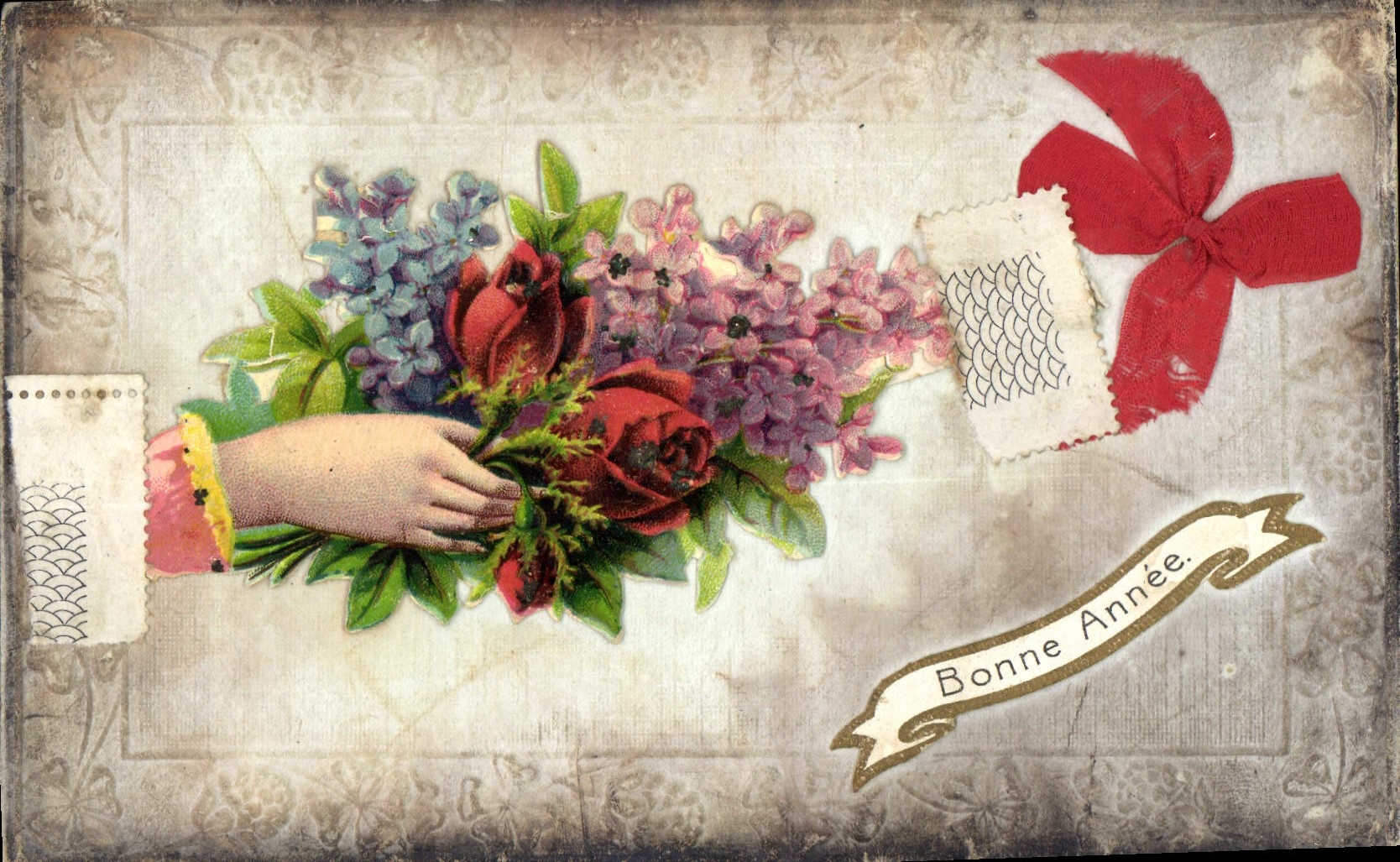 CPA Fantaisie Fleurs 
