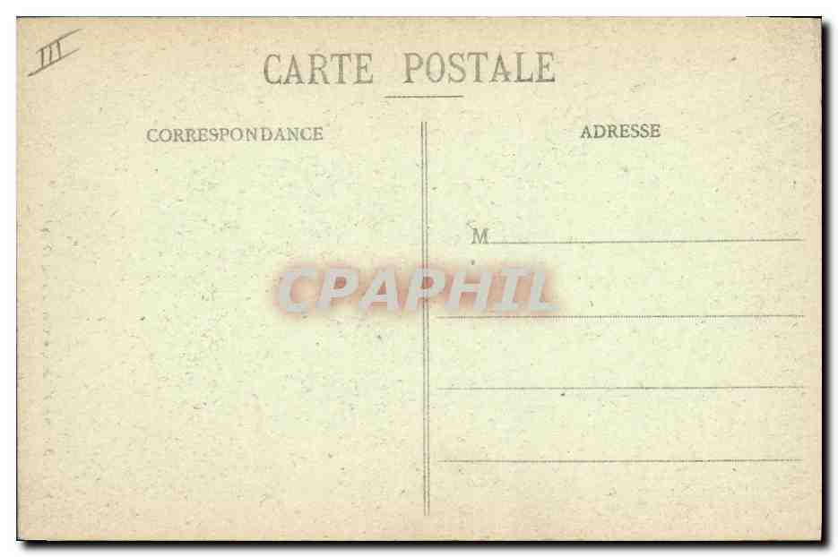 CPA Folklore Jeune fille de gouezec — Verso