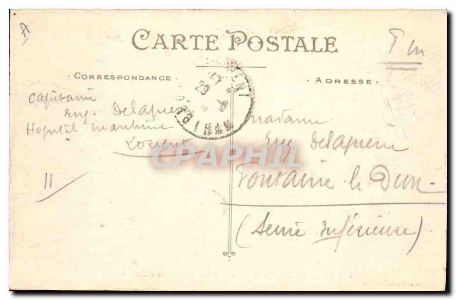 CPA Folklore Port louis Petites Port Louisiennes dansant la Ridee — Verso