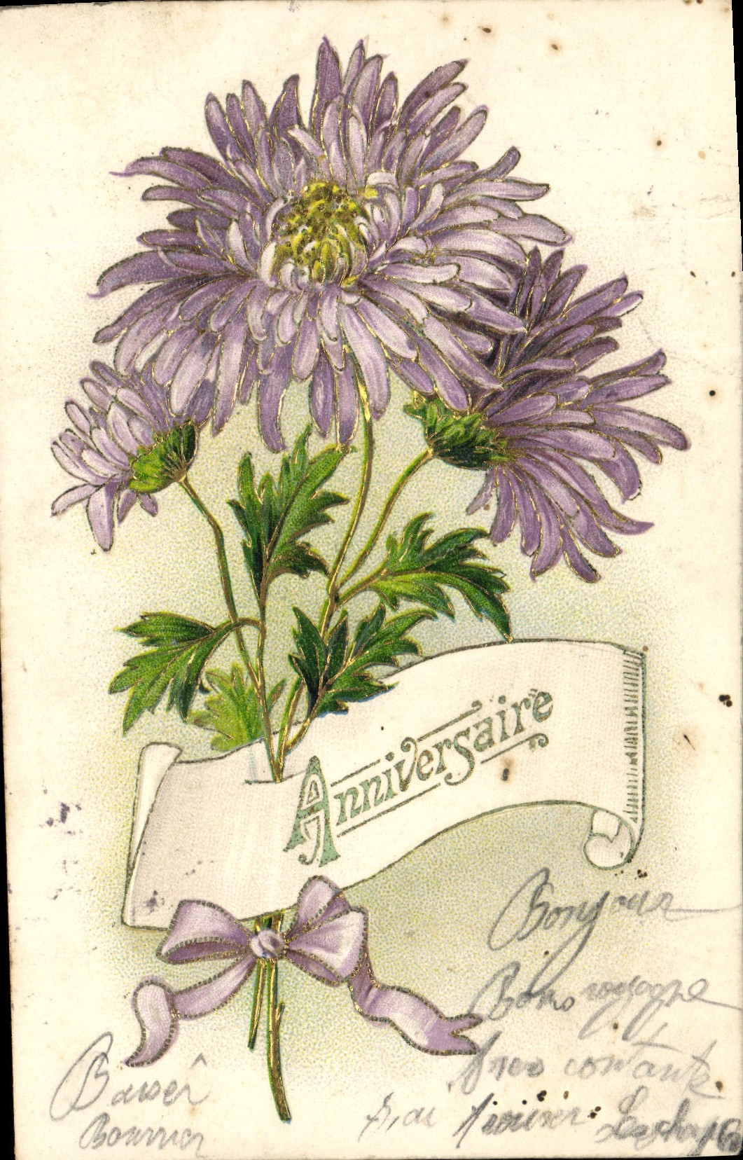 CPA Fantaisie Fleurs 