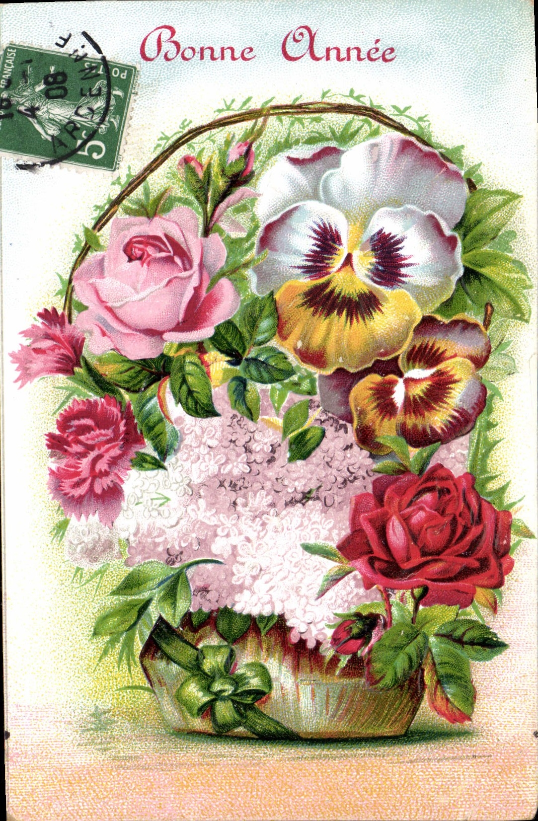 CPA Fantaisie Fleurs 