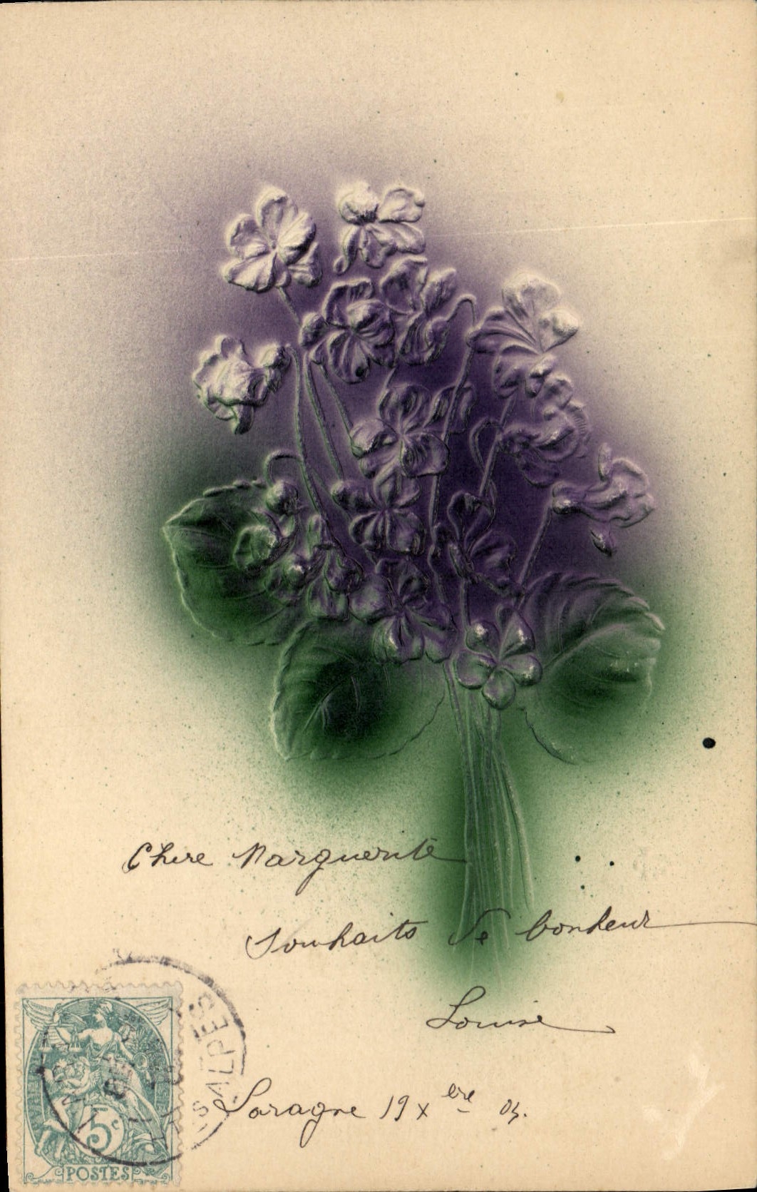 CPA Fantaisie Fleurs 