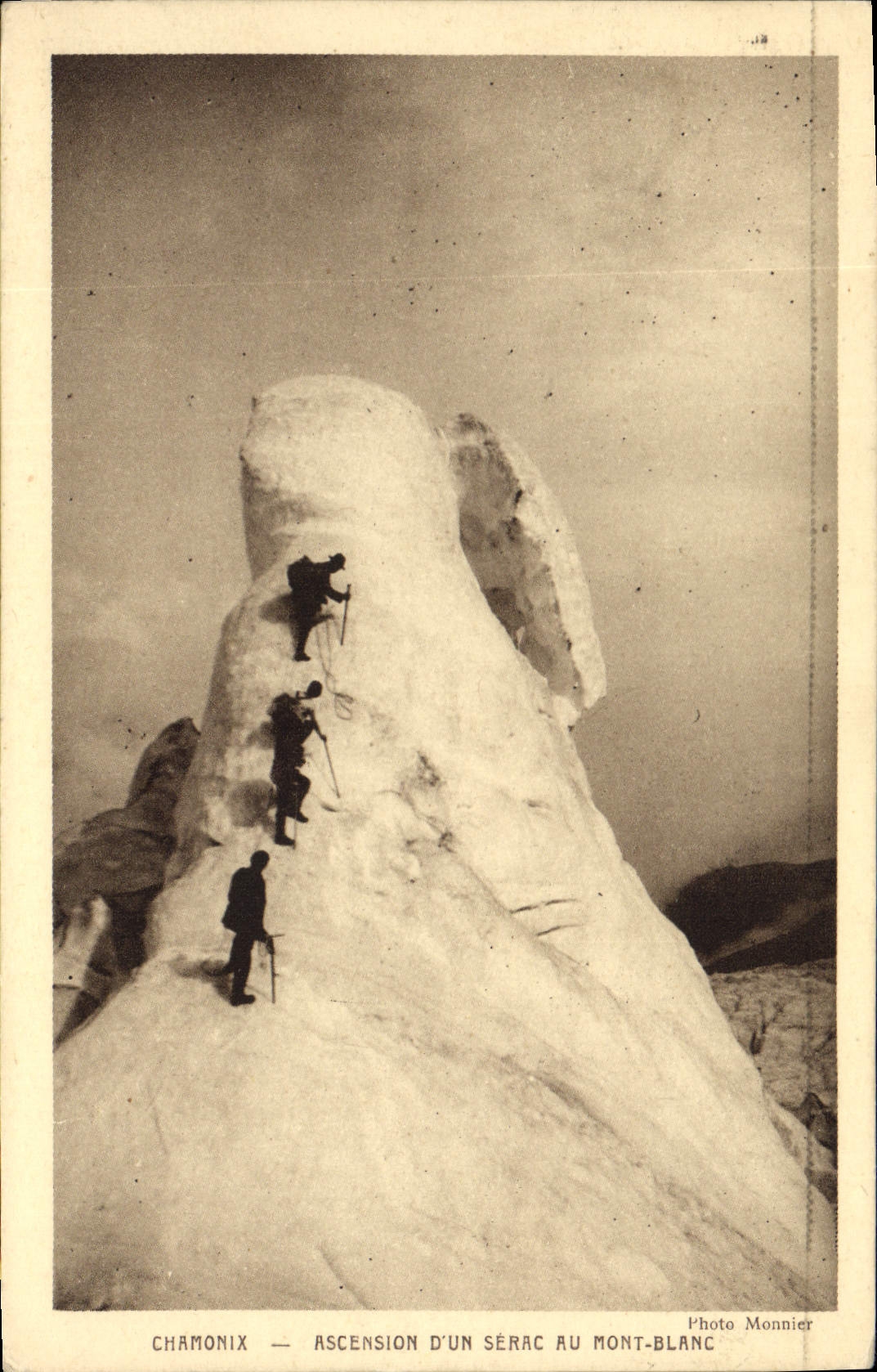 CPA Alpinisme Chamonix Ascension d'un serac au Mont Blanc 