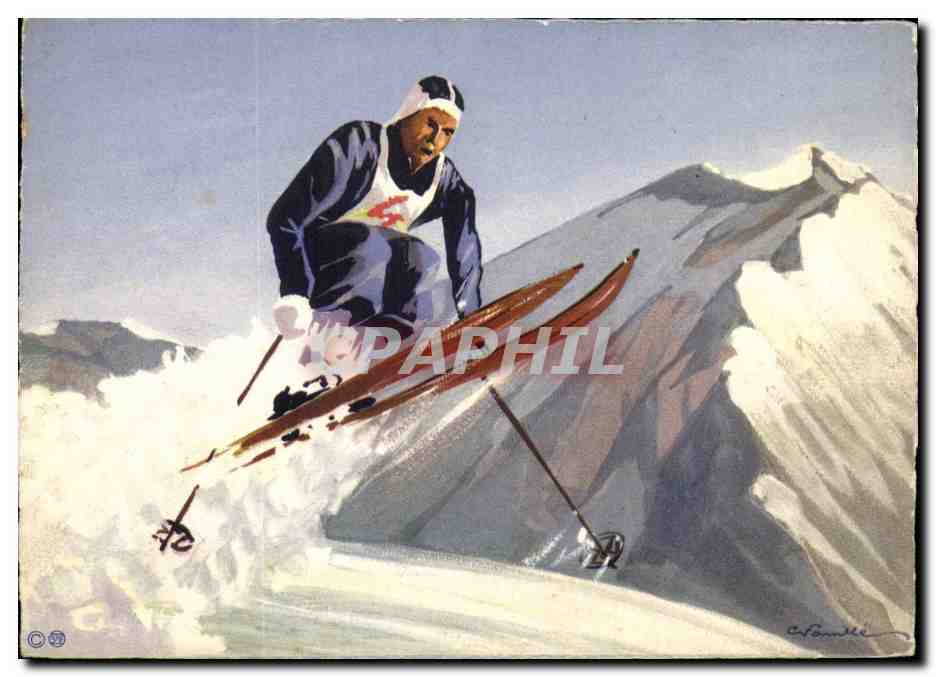 Saut de terrain — Saint-Nizier-du-Moucherotte — Imprimerie en Suisse, No. 2523 - Anverso