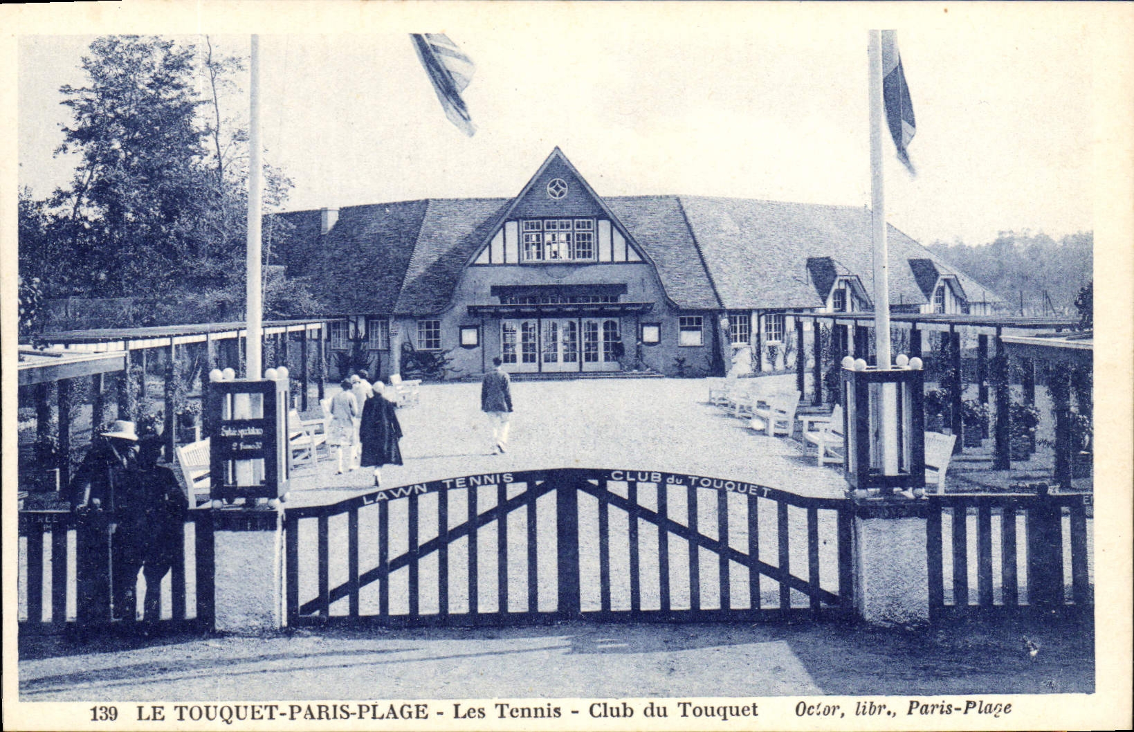 Le Touquet-Paris-Plage - Les Tennis - Club du Touquet — Octor, libraire, Paris-Plage