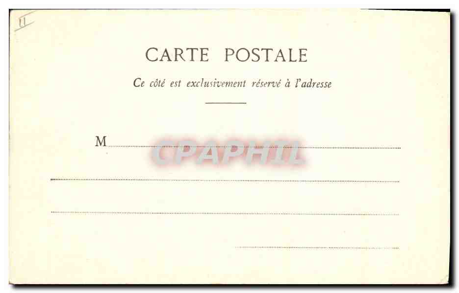 CPA Fantaisie Langage des Fleurs Femme La marguerite Militaria  — Verso