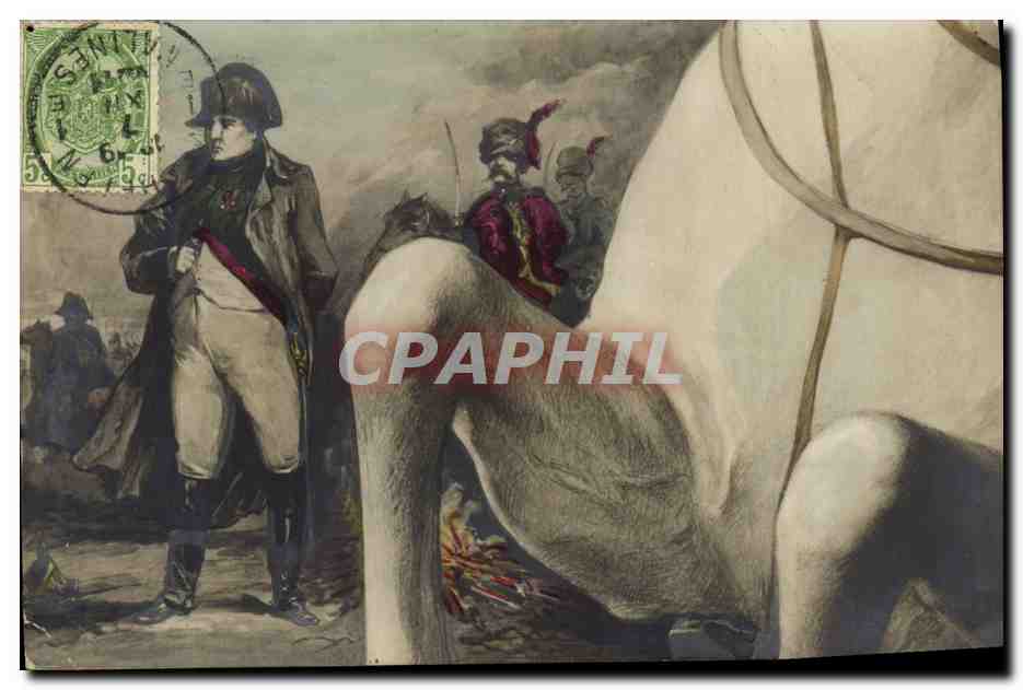 CPA Puzzle Napoleon 1er 