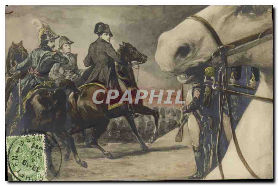 CPA Puzzle Napoleon 1er 