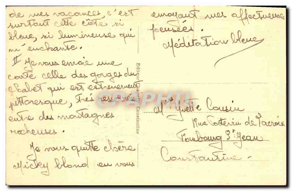 CPA Palmiers Palmier La recolte des dattes  — Rückseite