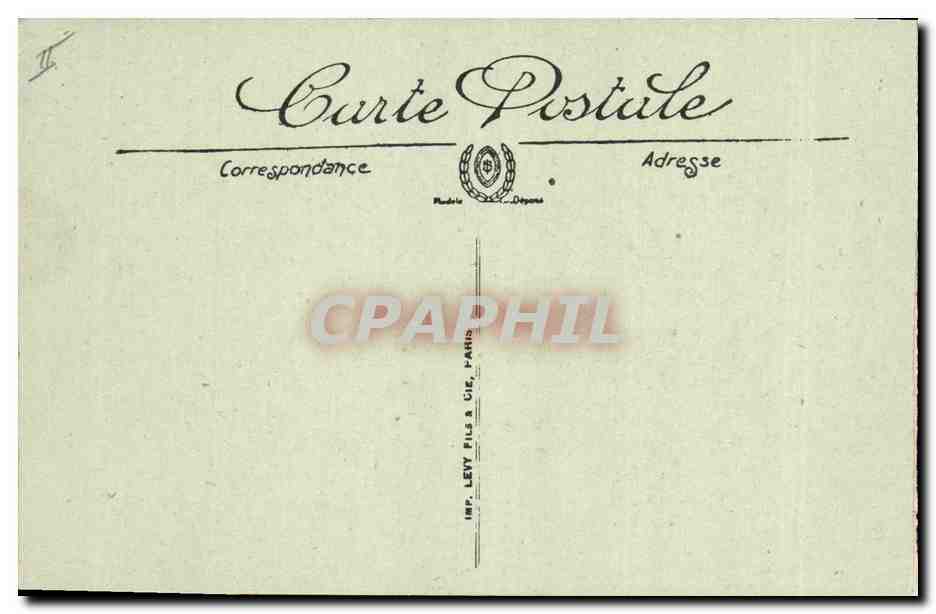 La Récolte des Dattes — Les Régimcs — SCÈNES ET TYPES — n° 6175 — Rückseite