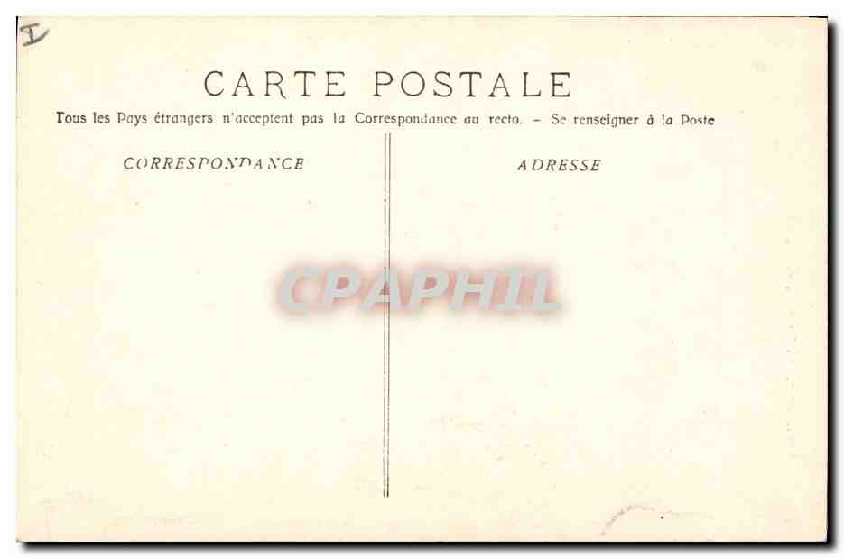 CPA Arbre La Sainte Baume le grand chene — Rückseite