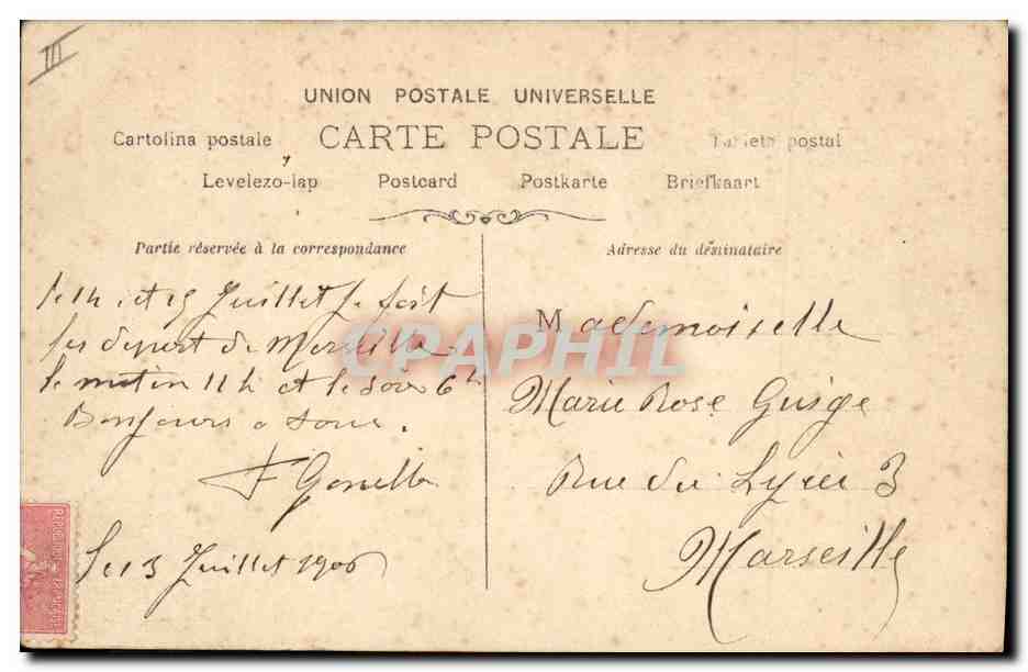 Femme dans une grande lettre S — illustration artistique — éditeur Rondel, n° 1358 — Reverso