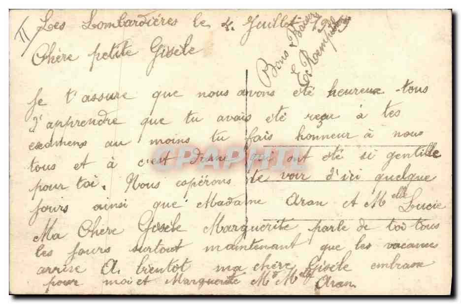 La Pensée — Série 403 — Éditeur 'La Pensée' — Verso