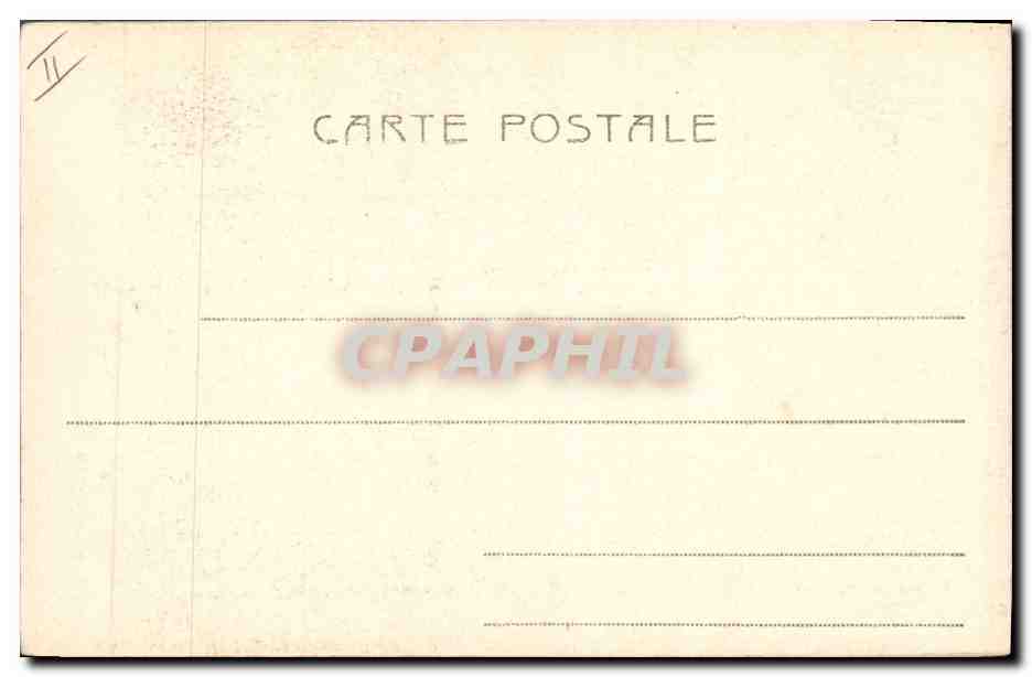 CPA Fantaisie Femme Lettres Lettre T  — Verso