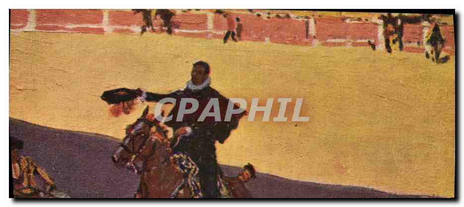 CPA Corrida Course de taureaux Bertuchi 