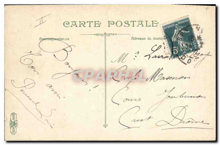 Infanterie — Musiciens se préparant pour le concert — Éditeur : N. Lefebvre — Verso