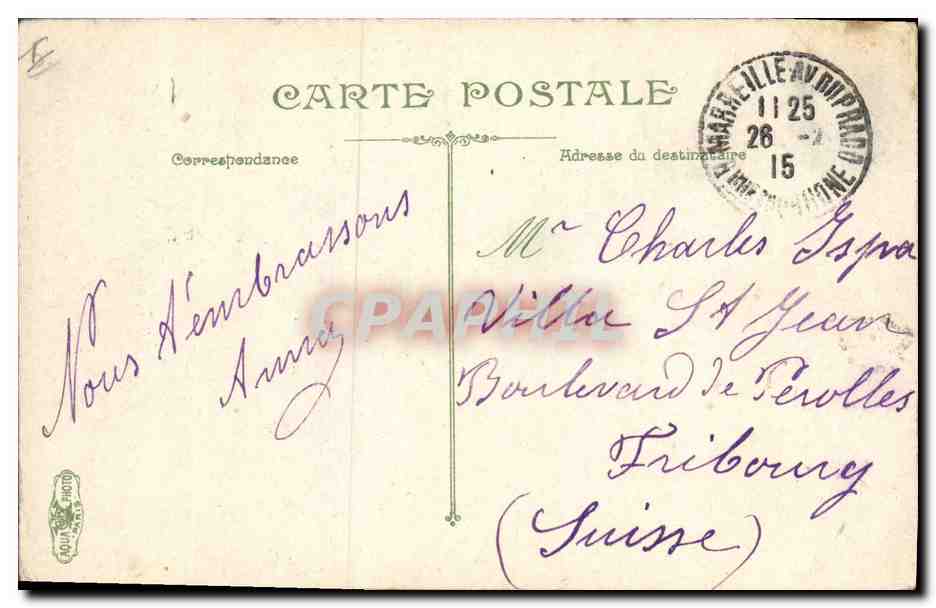 Artillerie. L'appel pour le pansage — L.V. & Cie, n° 3724 — Reverso