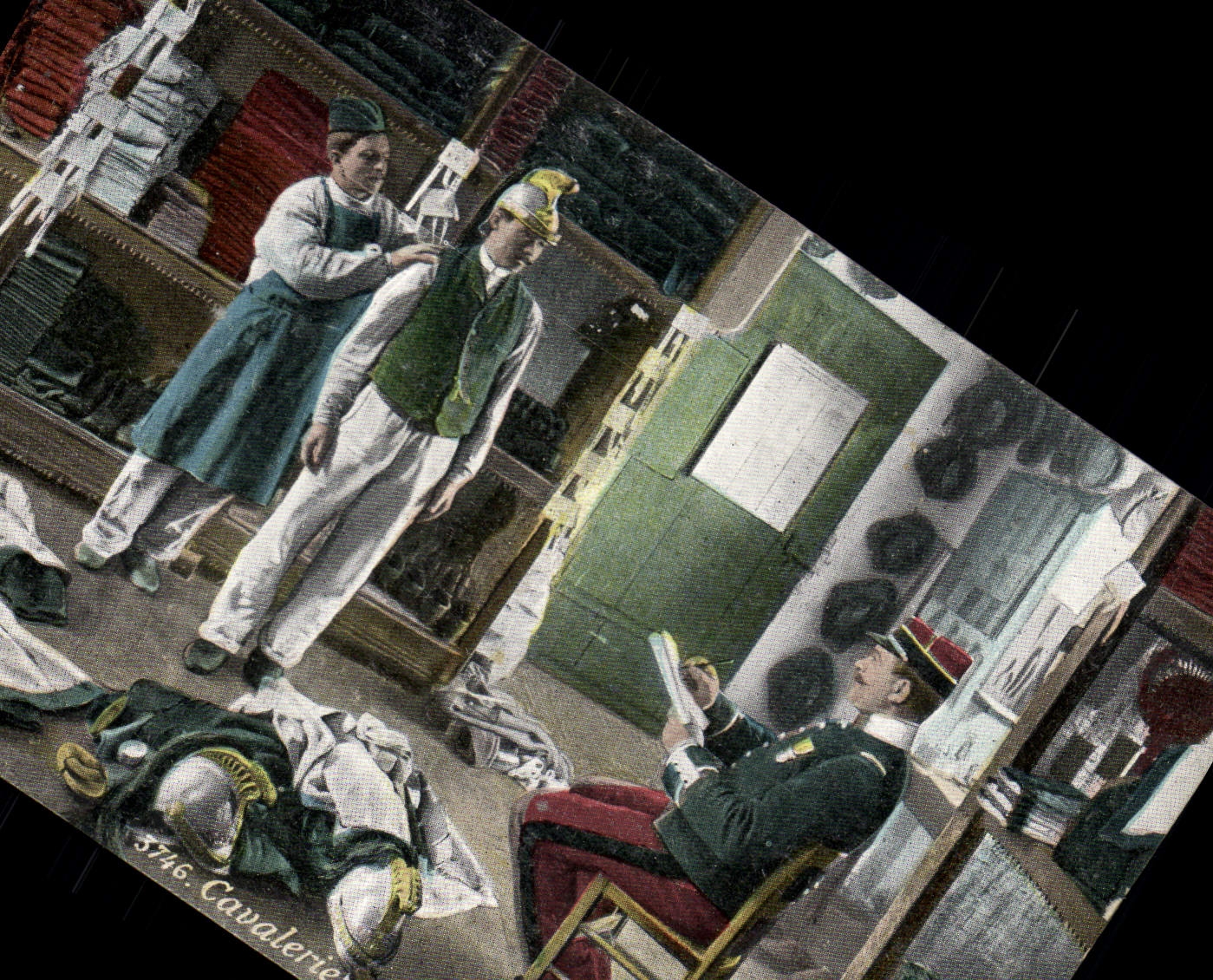 Atelier de couture militaire — 3746 Cavalerie — éditeur non visible