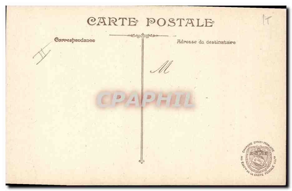 Portrait d'un officier — éditeur C.P.A. — n° 17 — Reverso