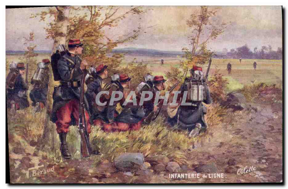 Infanterie de Ligne — T. Bersaud — Oilette