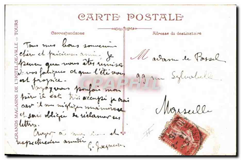 Un Conscri - Un conscrit - A. Begnou - L.V.C. — Verso