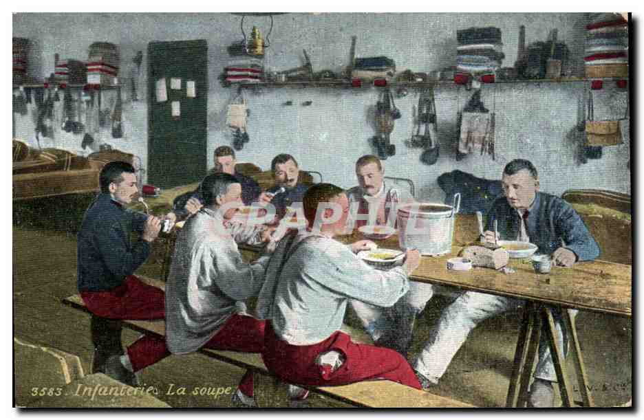 Infanteries — La soupe — Graphique