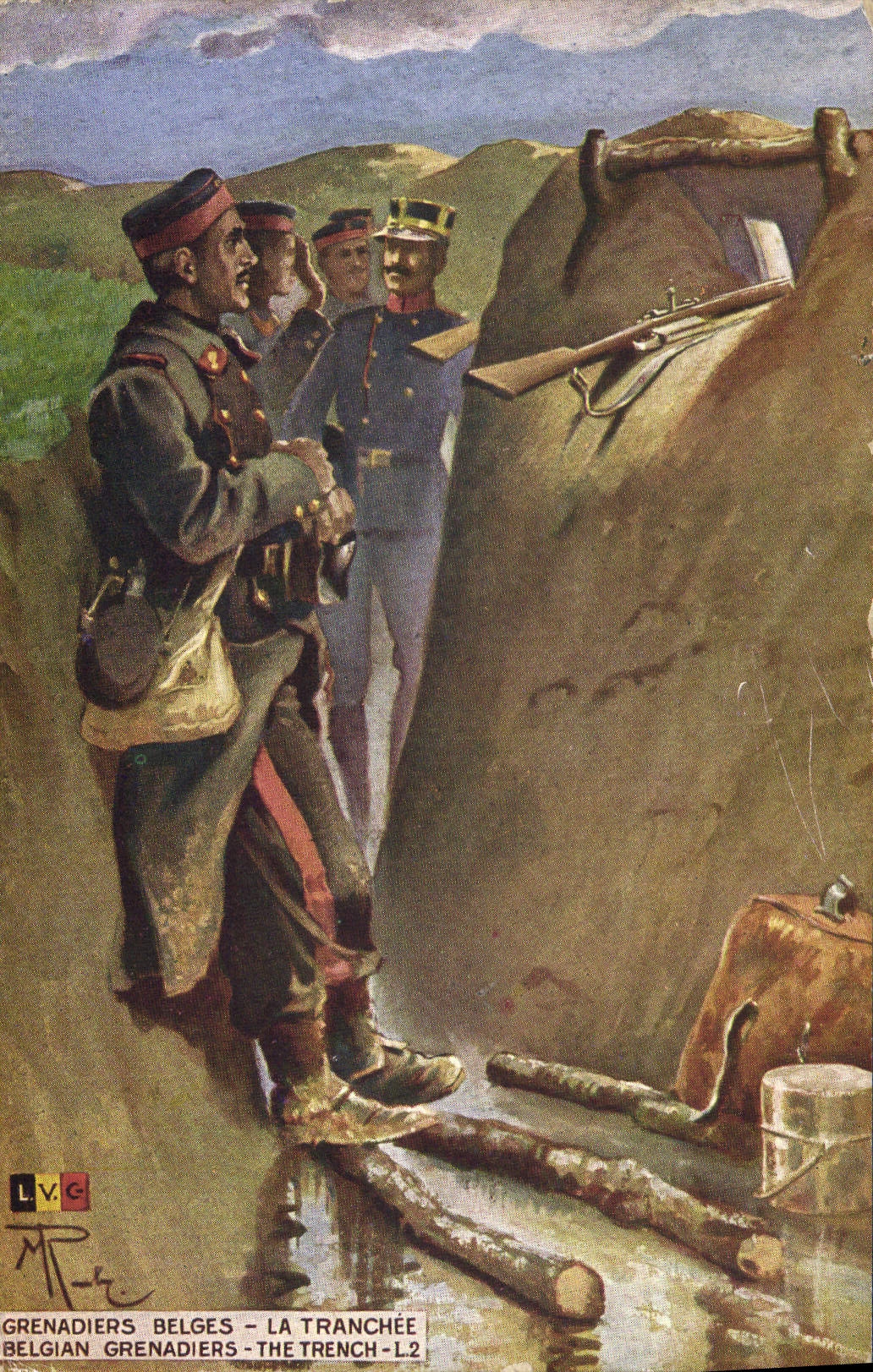 Grenadiers belges — La tranchée — LVG — L.2