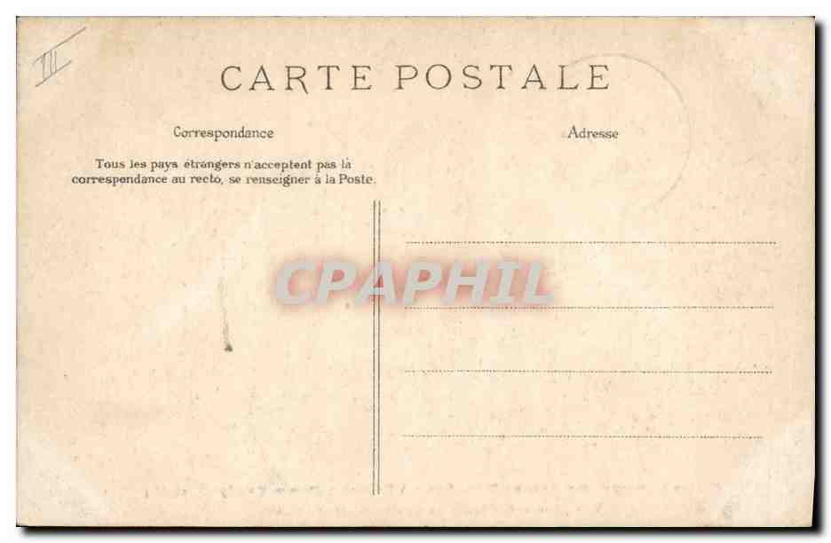 Société des Artistes Dramatiques à Pont-aux-Dames-Couilly (S.-et-M.) — Vue prise sur la route de Coulommiers — C.L. — Éditeur C.L. (Coupé) — Verso