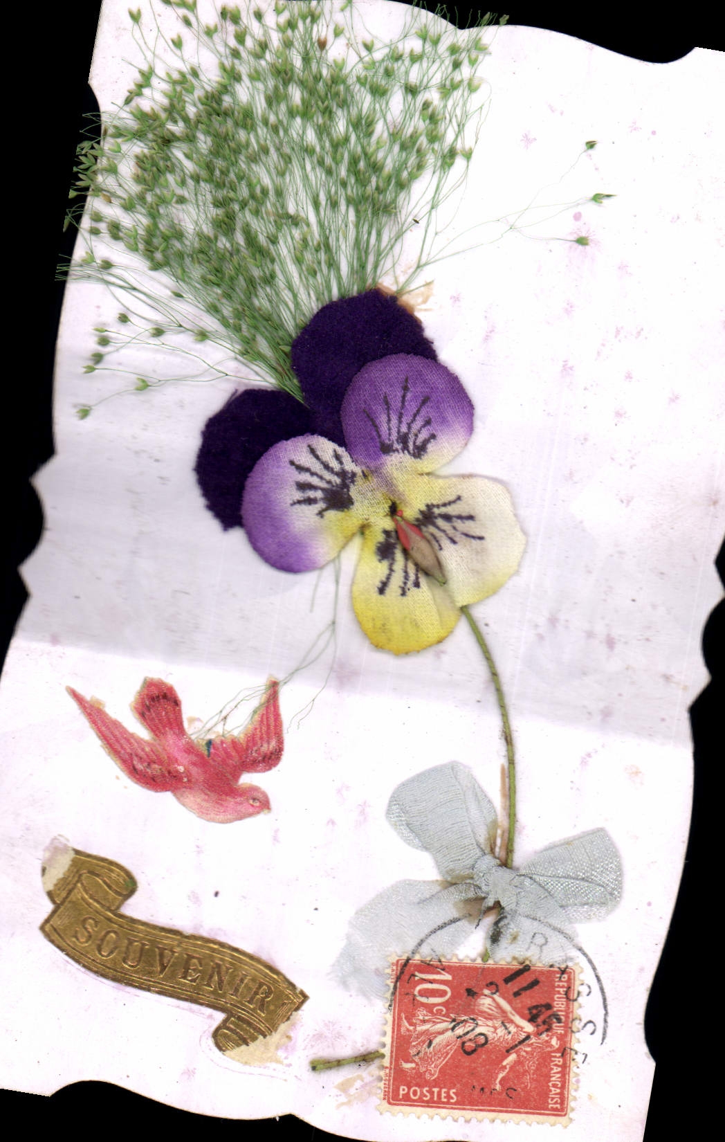 CPA Fantaisie Fleurs 
