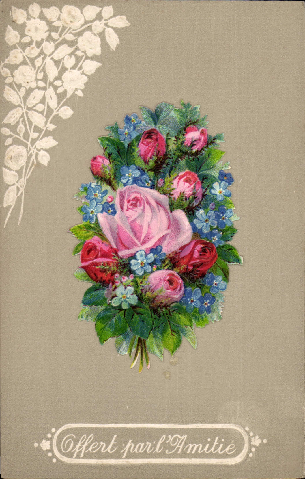 CPA Fantaisie Fleurs 