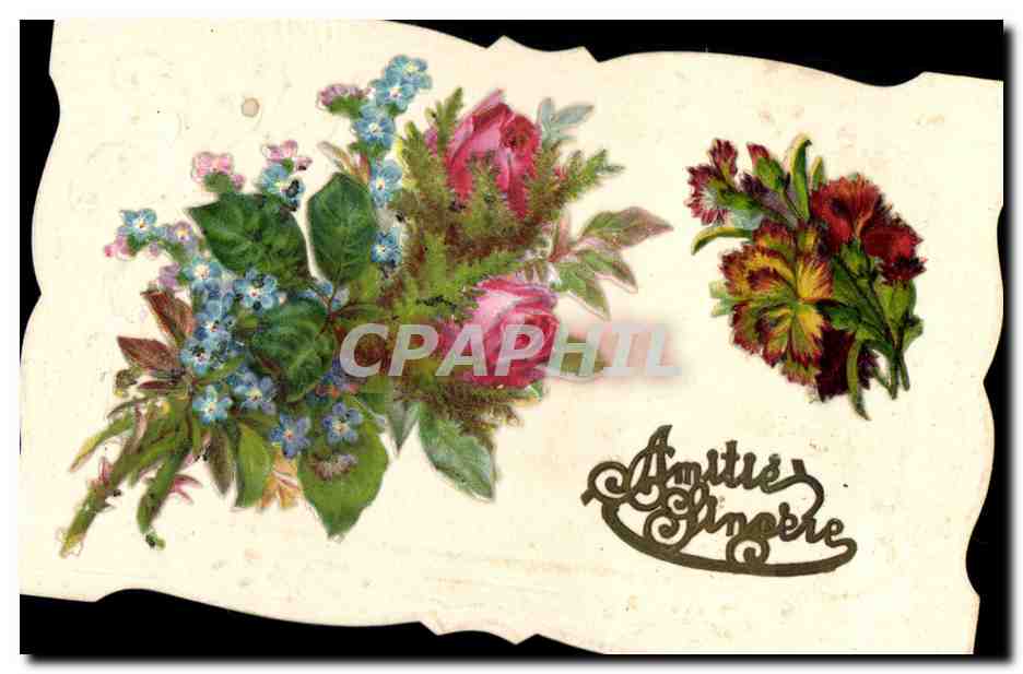 CPA Fantaisie Fleurs 