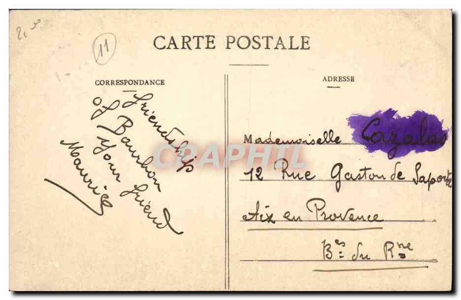 CPA Folklore Anciens costumes Bressans La demande de mariage — Verso