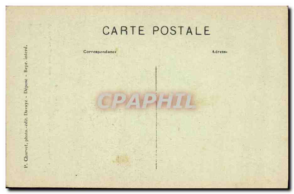 CPA Folklore Bressane — Verso