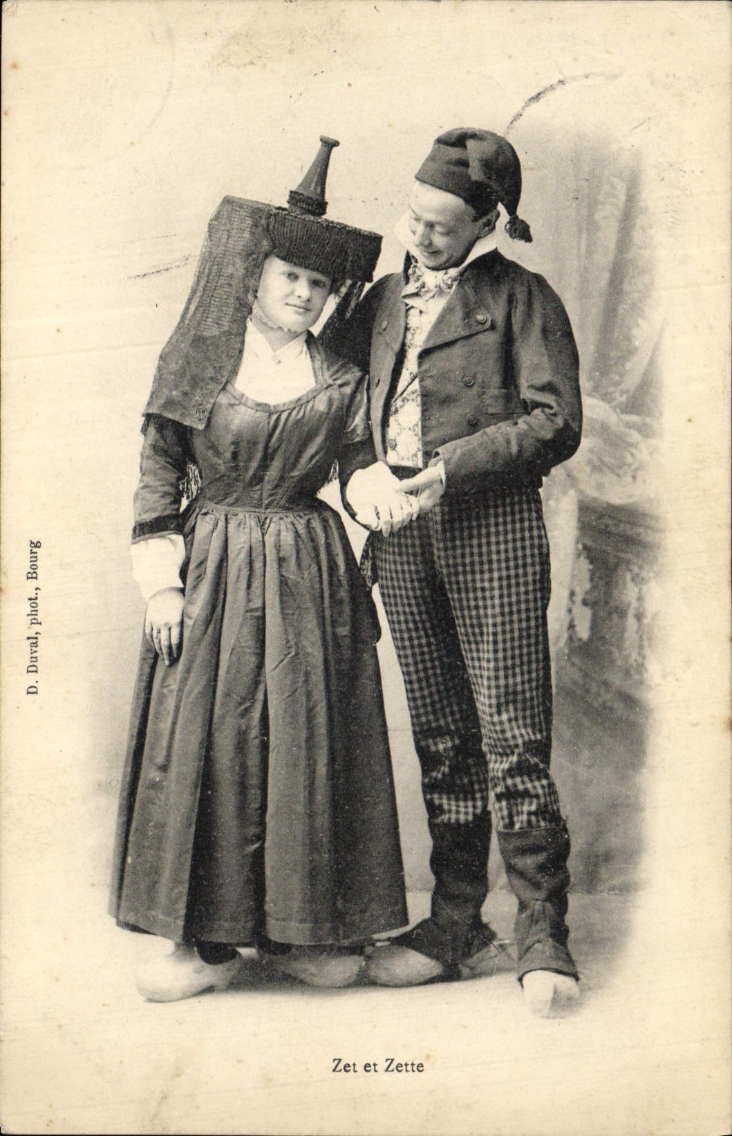 CPA Folklore Zet et Zette
