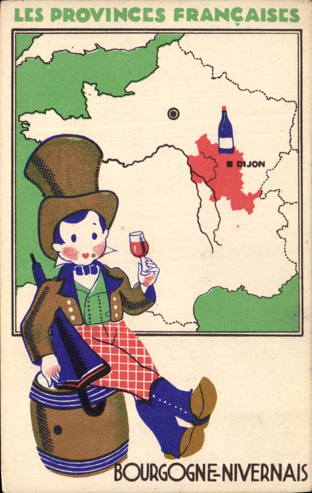 CPA Folklore Bourgogne Nivernais