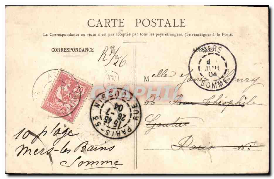 CPA Folklore Veillee Bressanne — Verso