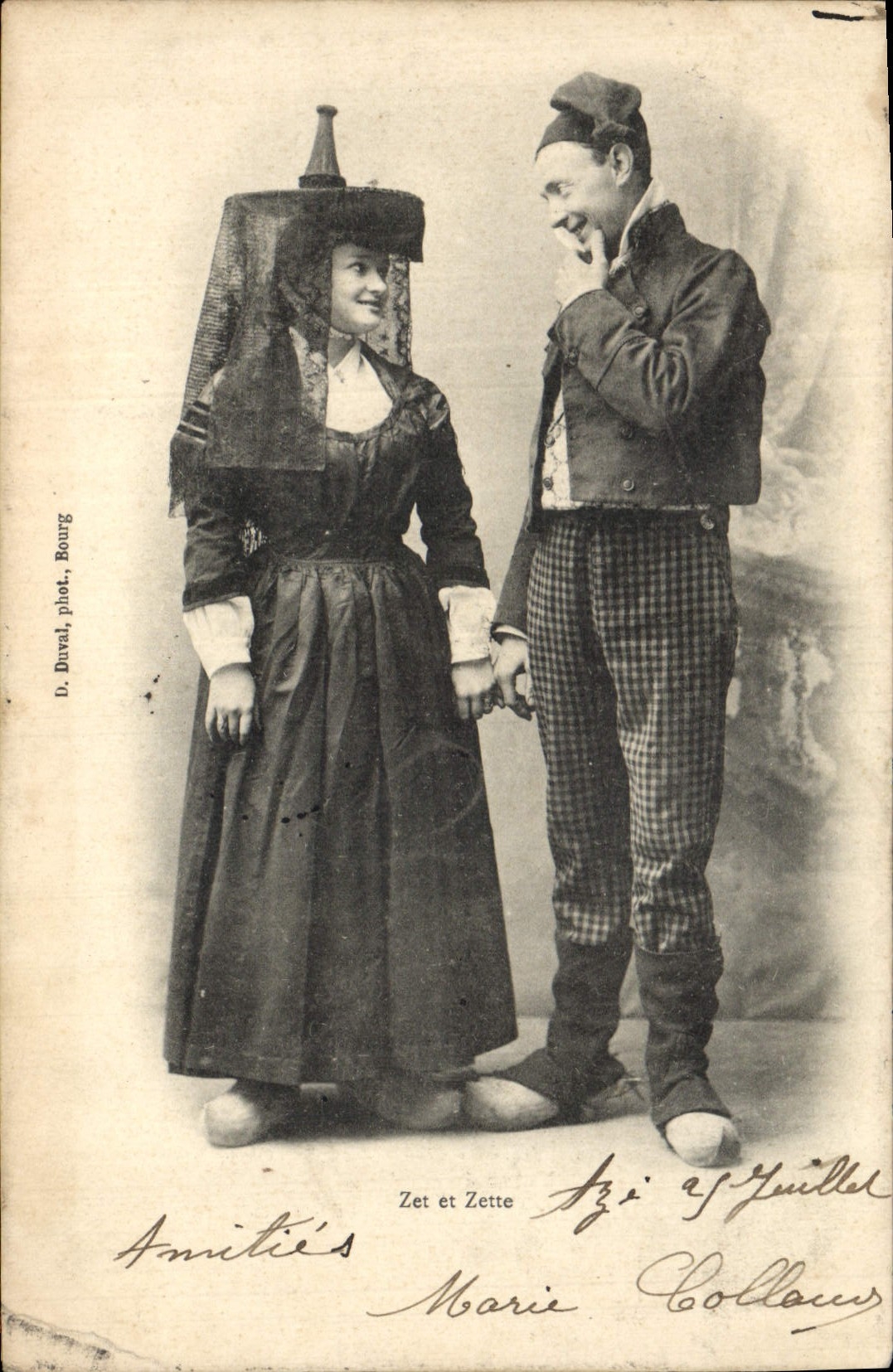 CPA Folklore Zet et Zette