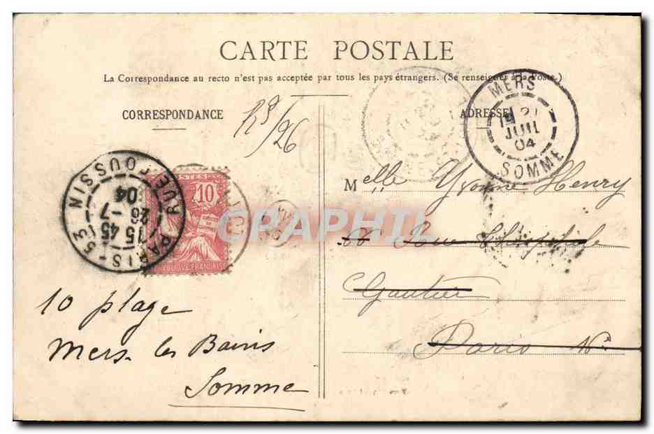 CPA Folklore Zet et Zette — Verso